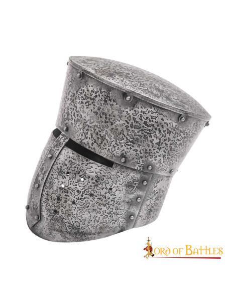 Helmet of the Crusaders in steel...