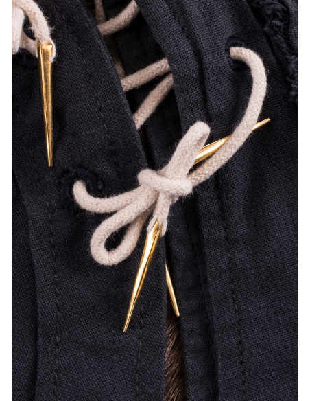 Set of 10 bright brass aiglets or...