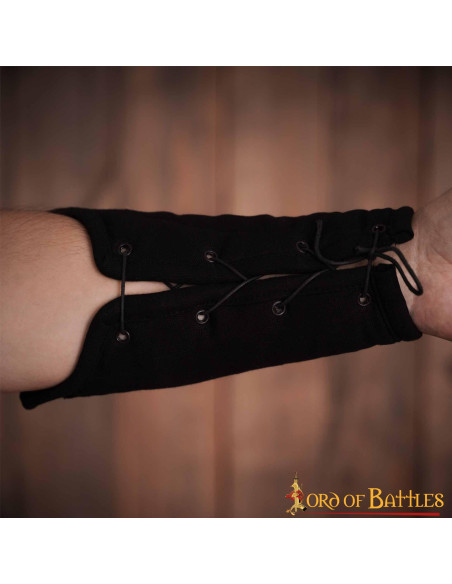 Cotton padded medieval bracelets...