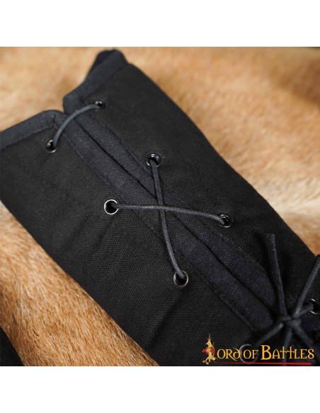 Cotton padded medieval bracelets...