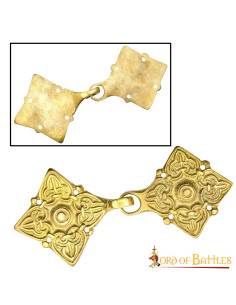 Brass-plated Gulbische cloak clasp, 10th century 2