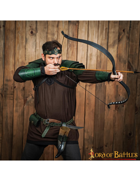 Medieval unisex leather tiara,...