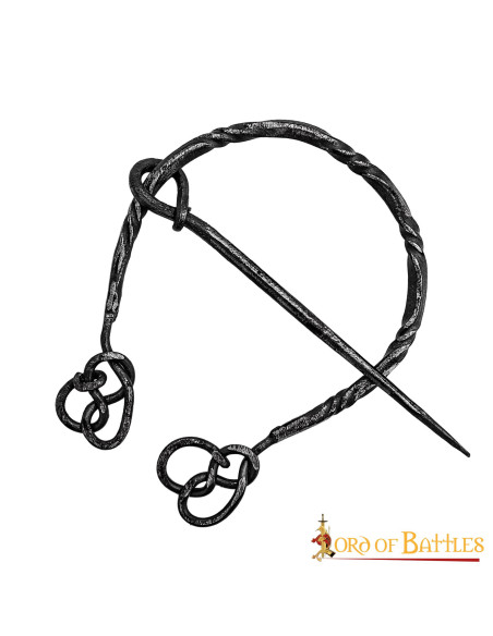 Fibula for capes in polished forged...