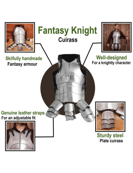 Polished Medieval Knight Cuirass,...