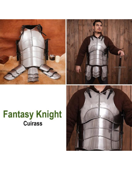 Polished Medieval Knight Cuirass,...