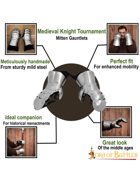 Tournament Mitt-Style Gauntlets - 16G