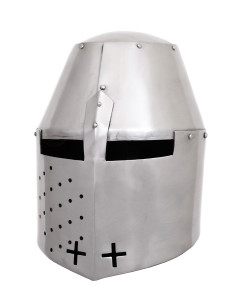 Medieval Crusader Great Helm, Pembridge style, 14th century