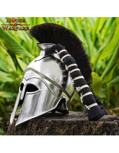 Replacement tuft of dark natural hair for helmets 2