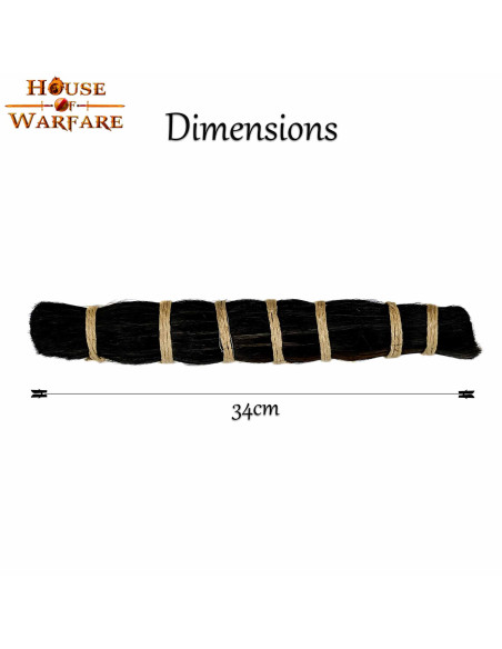 Replacement tuft of dark natural hair...