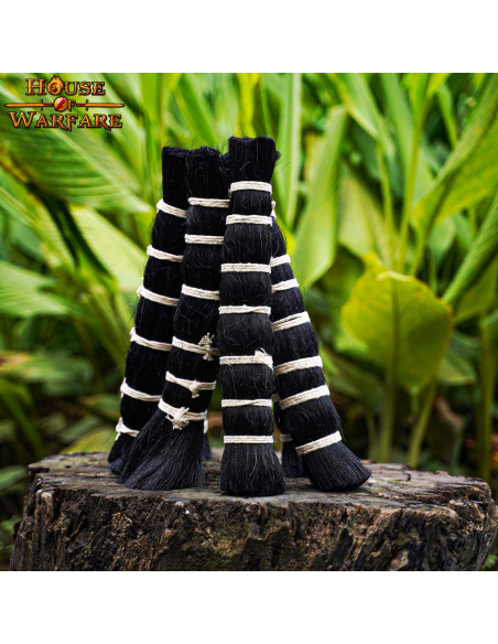 Replacement tuft of dark natural hair...