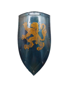 Medieval Rampant Lion Shield