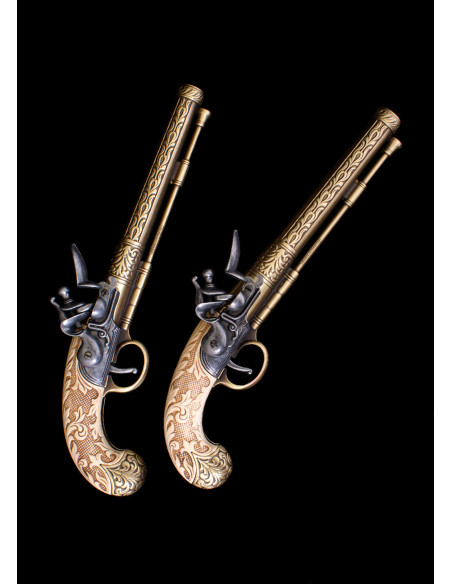Set of 2 decorative dueling pistols... Set of 2 decorative dueling pistols...