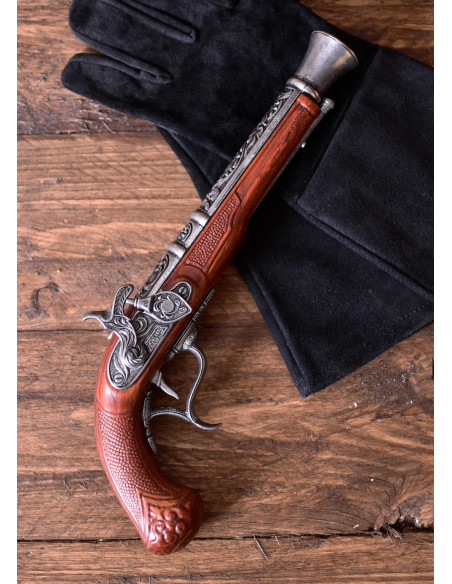 Decorative flintlock Forsyth pistol... Decorative flintlock Forsyth pistol...