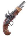 Decorative flintlock French cavalry pistol (19th century)
