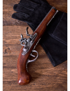 French flintlock decorative flintlock pistol (18th century) 2