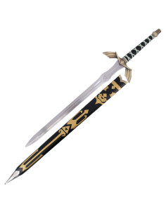 Legend of Zelda sword with hilt and sheath covered in...