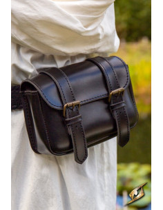 Guerrero leather bag, large