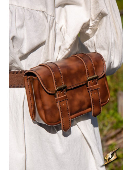 Guerrero leather bag, large