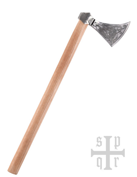 Viking Mammen ax with engravings, 60 cm.