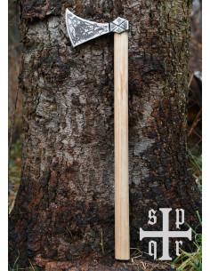 Viking Mammen ax with engravings, 60 cm. 2