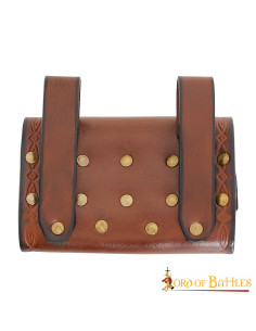 Druid's bag with 4 containers for magical potions - brown 2