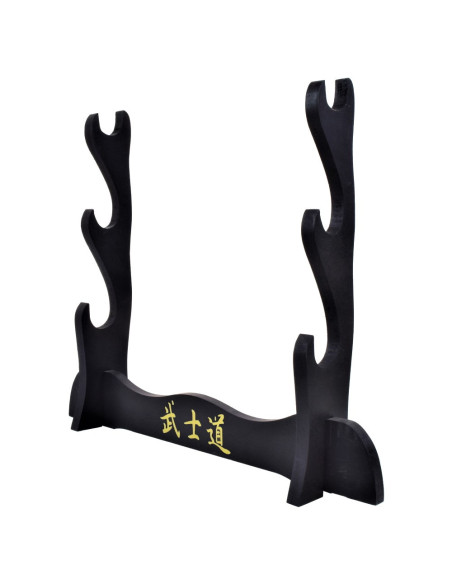 Desktop display for 3 katanas