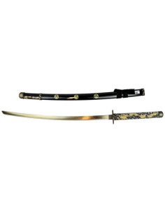 Decorative katana the golden dragon (95 cm.)
