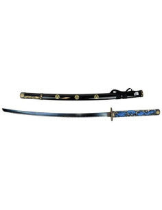 Decorative katana the blue dragon (95 cm.)