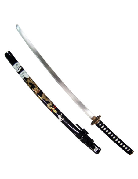Ornamental Dragon Katana, black... Ornamental Dragon Katana, black...