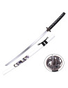 Dragon ornamental katana, white scabbard (96.5 cm.)