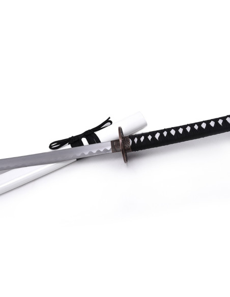 Dragon ornamental katana, white...