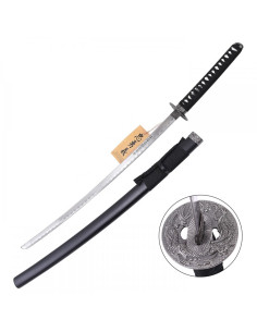 Katana last samurai movie with black scabbard (104 cm.)