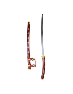 Decorative Japanese tachi - red (100 cm.)