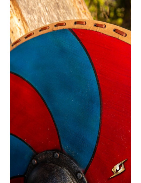 Gastir Viking Shield for LARP (Blue-Red)