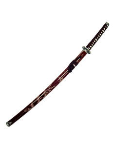 Decorative Katana Dragon with red sheath (100 cm.)