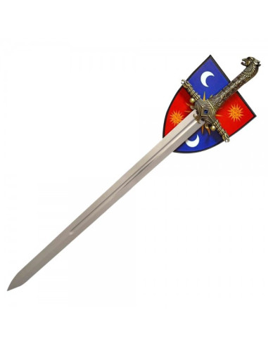 Oathkeeper sword with support, Game of Thrones