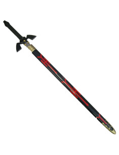 Link Sword, Legend Of Zelda, black-red scabbard (100 cm.)