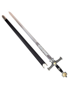 King Solomon decorative sword, with scabbard (123 cm.)