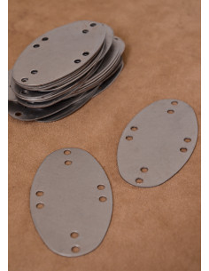 Set 25 pieces of steel scales for armor, Visby style 2