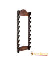 Wall support for 8 swords and axes (94.5x33.3 cm.)