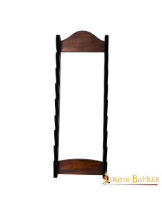 Wall support for 8 swords and axes (94.5x33.3 cm.) 2