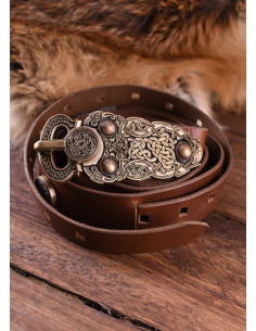 Viking Sutton Hoo leather belt 2