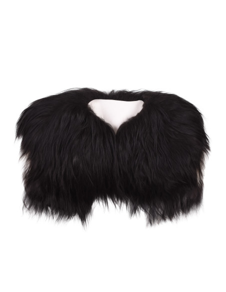 Nordic sheepskin for shoulders, black Nordic sheepskin for shoulders, black