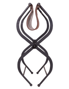 Roman and medieval folding stool in wrought iron 2