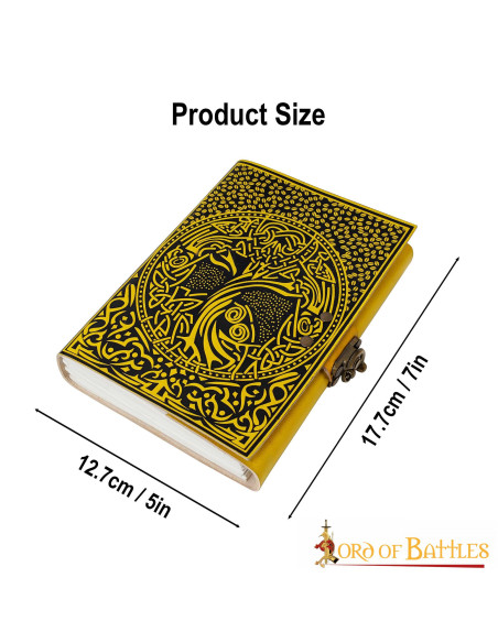 Celtic Tree of Life leather diary...