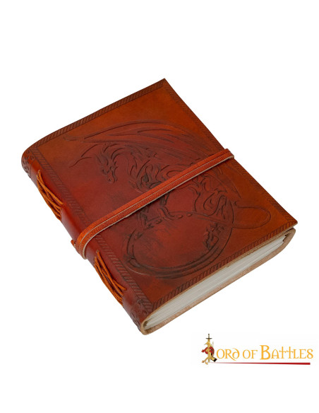 Celtic dragon leather journal...