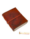 Celtic dragon leather journal (17.7x12.7 cm.)