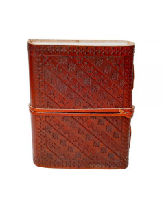 Celtic dragon leather journal (17.7x12.7 cm.) 2