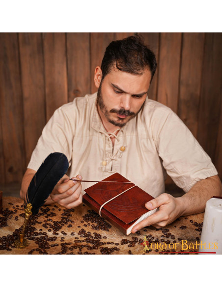 Celtic dragon leather journal...