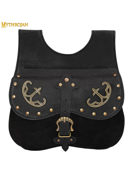 Medieval bag, fanny pack type, in...